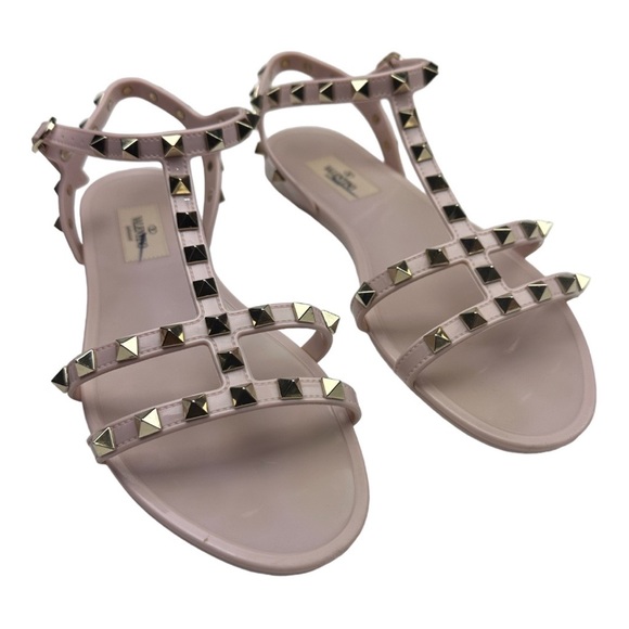 Valentino Garavani Rockstud Jelly Gladiator Sandals Size 38 US 8 - Picture 2 of 7